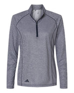 Women's Space Dyed Quarter-Zip Pullover - Collegiate Navy Melange