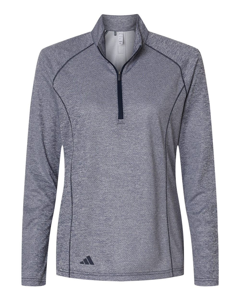 Women's Space Dyed Quarter-Zip Pullover - Collegiate Navy Melange