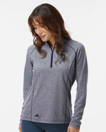 Women's Space Dyed Quarter-Zip Pullover - Collegiate Navy Melange