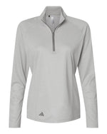 Women's Space Dyed Quarter-Zip Pullover - Grey One Heather