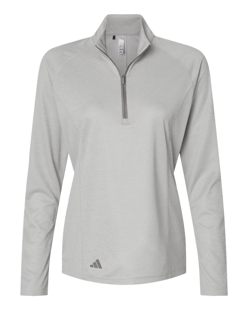 Women's Space Dyed Quarter-Zip Pullover - Grey One Heather