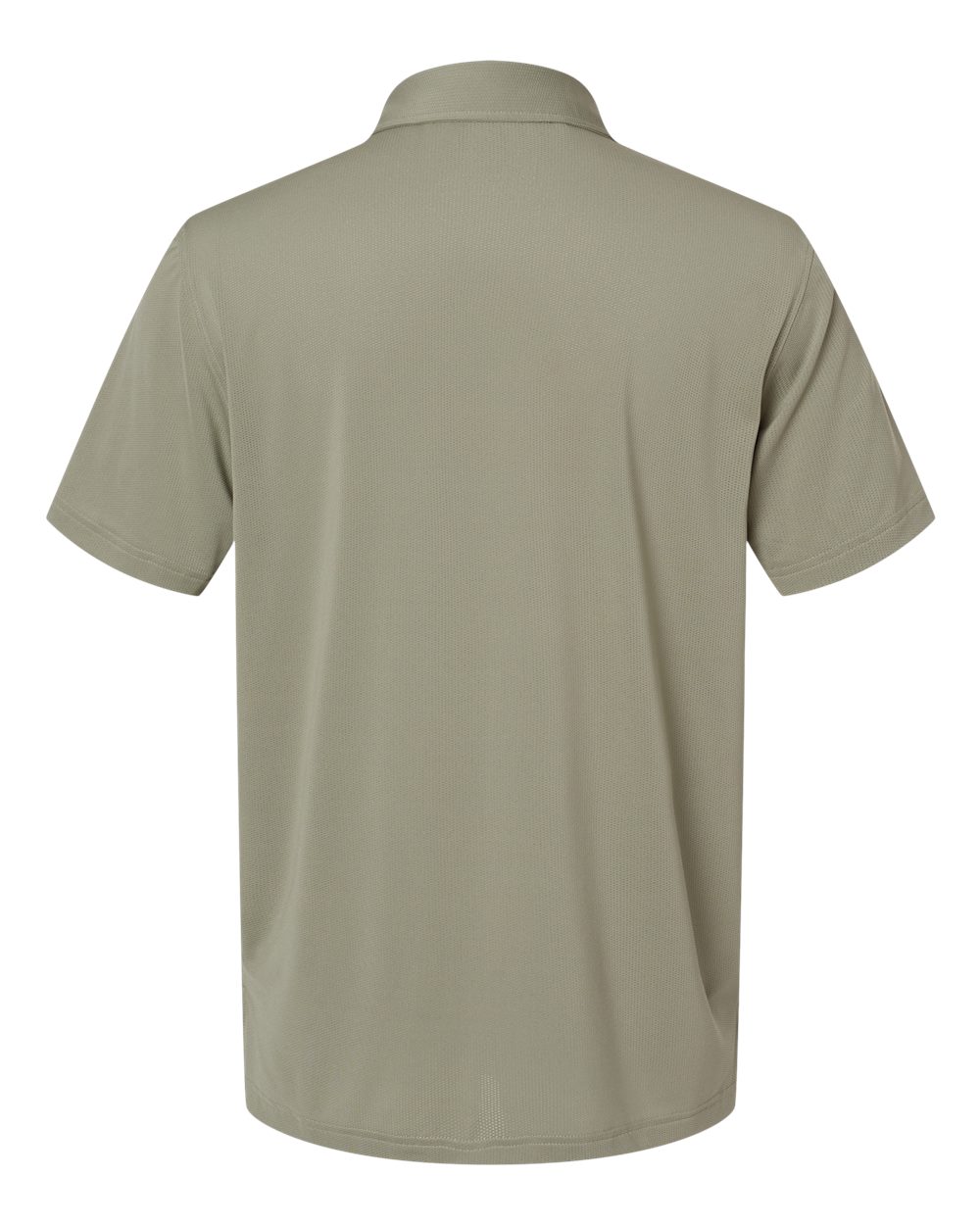 Men's Full Button Down Short Sleeve Shirt - Silver Pebble