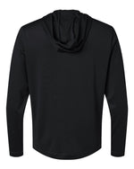 Men's Lightweight Quarter-Zip Hooded Pullover - Black