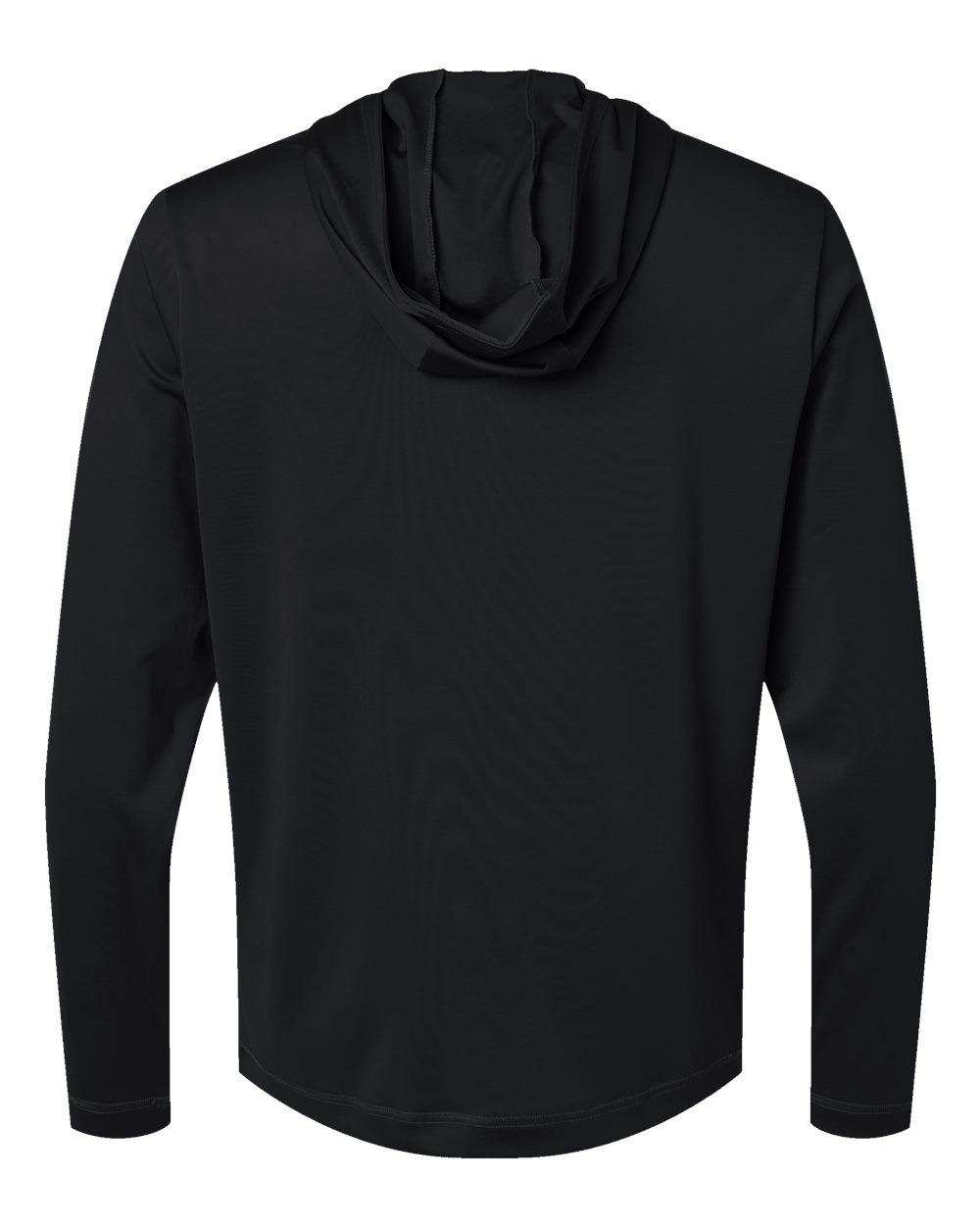 Men's Lightweight Quarter-Zip Hooded Pullover - Black