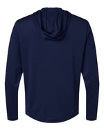 Men's Lightweight Quarter-Zip Hooded Pullover - Collegiate Navy