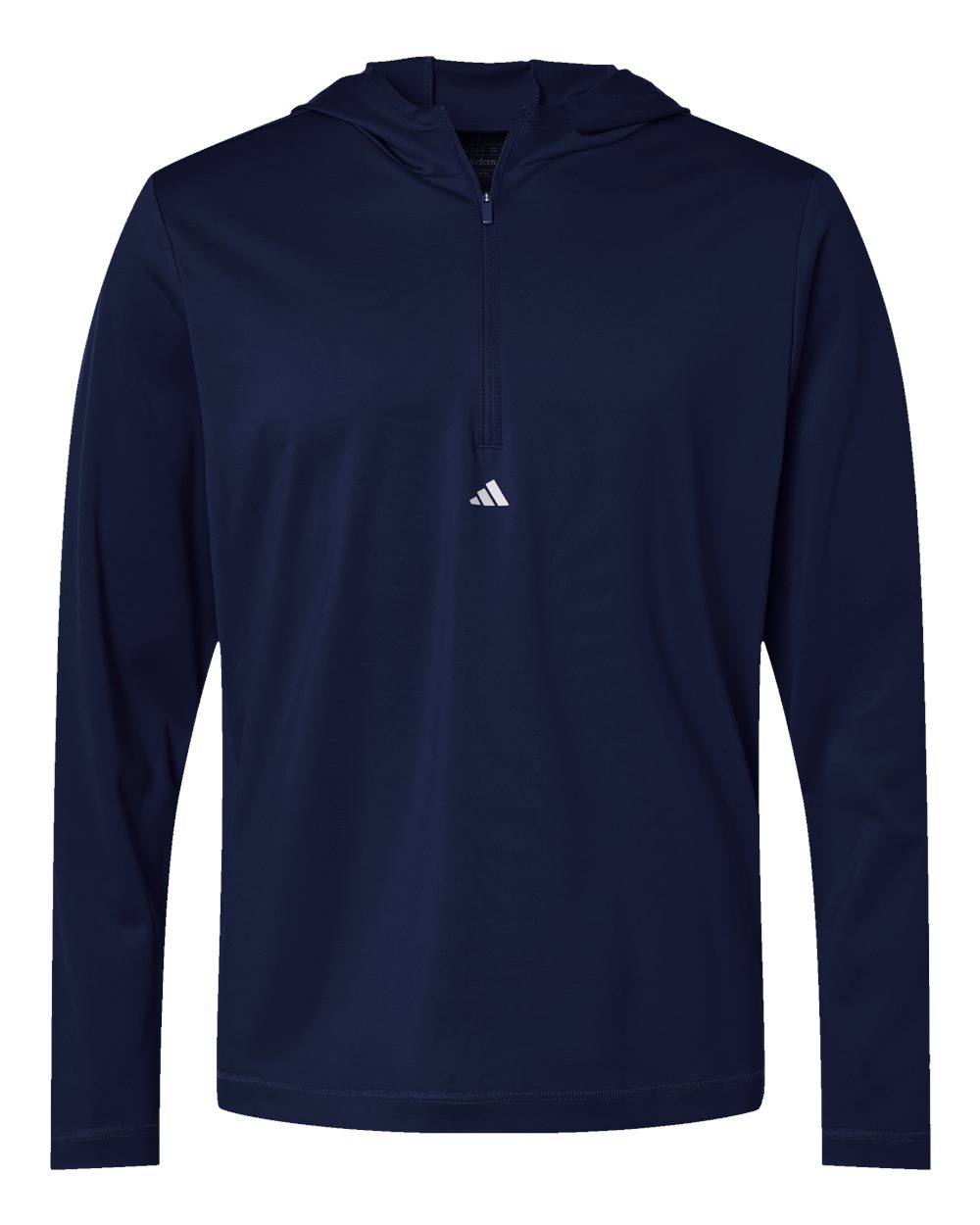 Men's Lightweight Quarter-Zip Hooded Pullover - Collegiate Navy