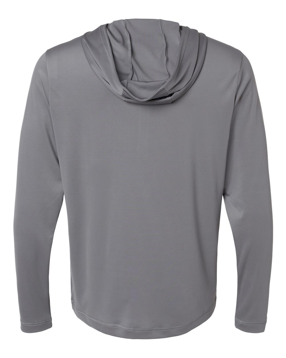 Men's Lightweight Quarter-Zip Hooded Pullover - Grey Three