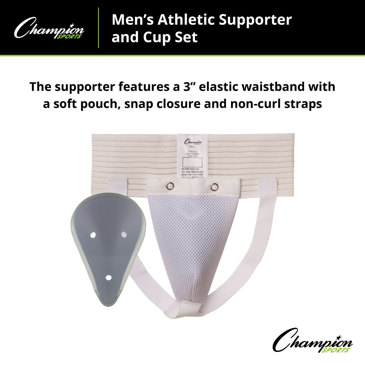 Champion Sports Men's Cup and Athletic Supporter