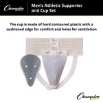 Champion Sports Men's Cup and Athletic Supporter