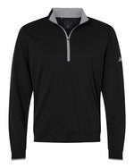 Men's Performance Lightweight Quarter-Zip Pullover - Black/ Grey Three