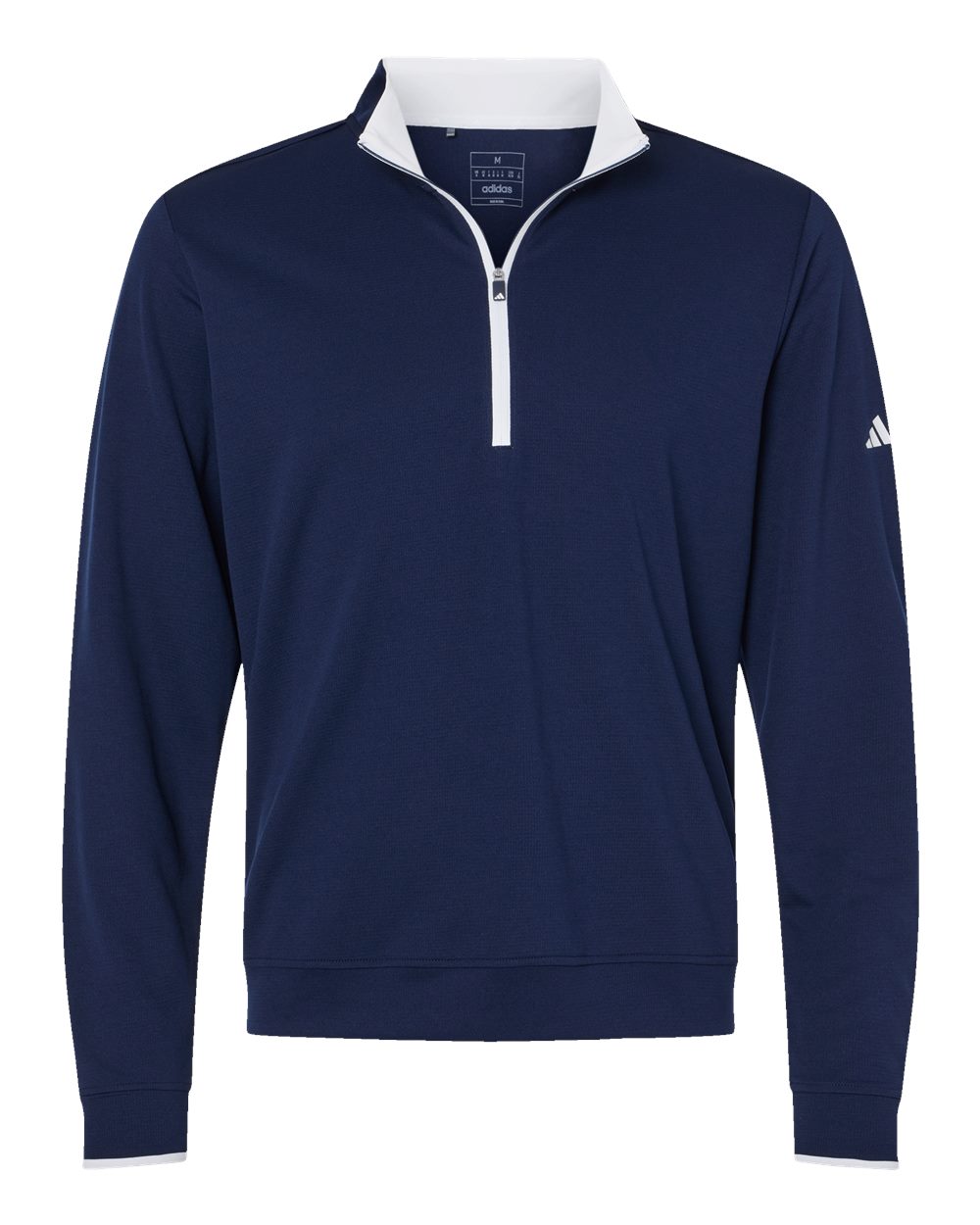 Men's Performance Lightweight Quarter-Zip Pullover - Collegiate Navy/ White
