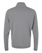 Men's Performance Lightweight Quarter-Zip Pullover - Grey Three/ Black