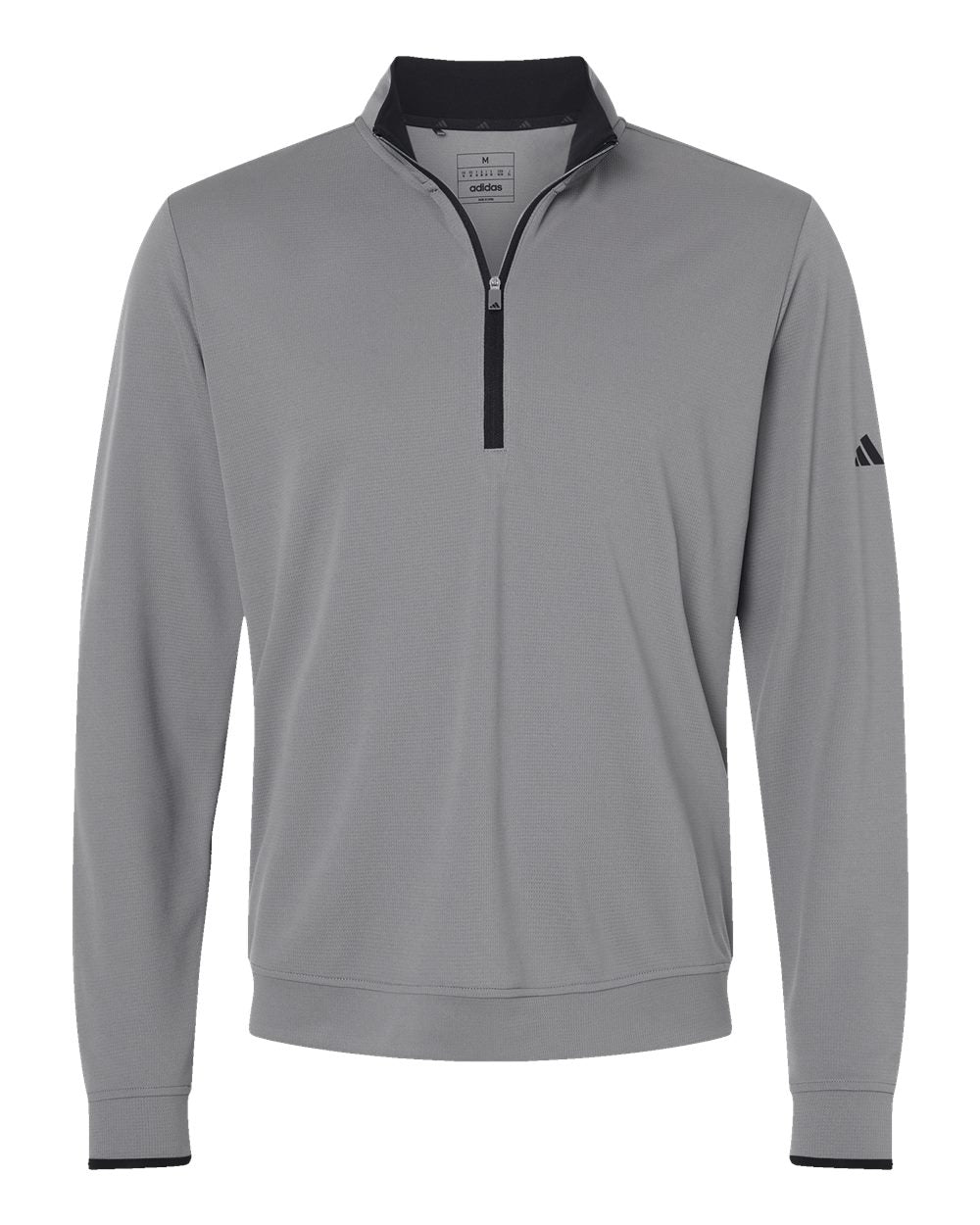 Men's Performance Lightweight Quarter-Zip Pullover - Grey Three/ Black