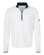 Men's Performance Lightweight Quarter-Zip Pullover - White/ Navy