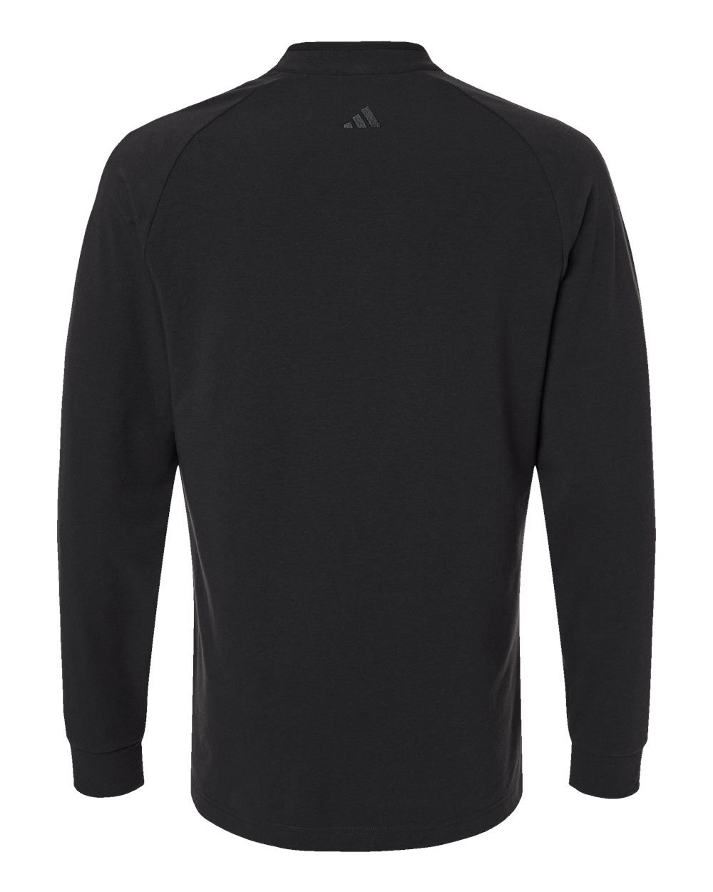 Men's Henley Long Sleeve T-Shirt - Black