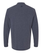 Men's Henley Long Sleeve T-Shirt - Collegiate Navy Melange