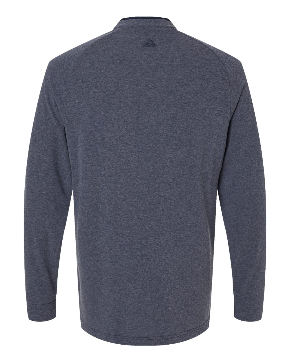 Men's Henley Long Sleeve T-Shirt - Collegiate Navy Melange