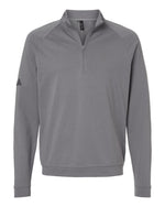 Men's Club Quarter-Zip Pullover - Grey Three