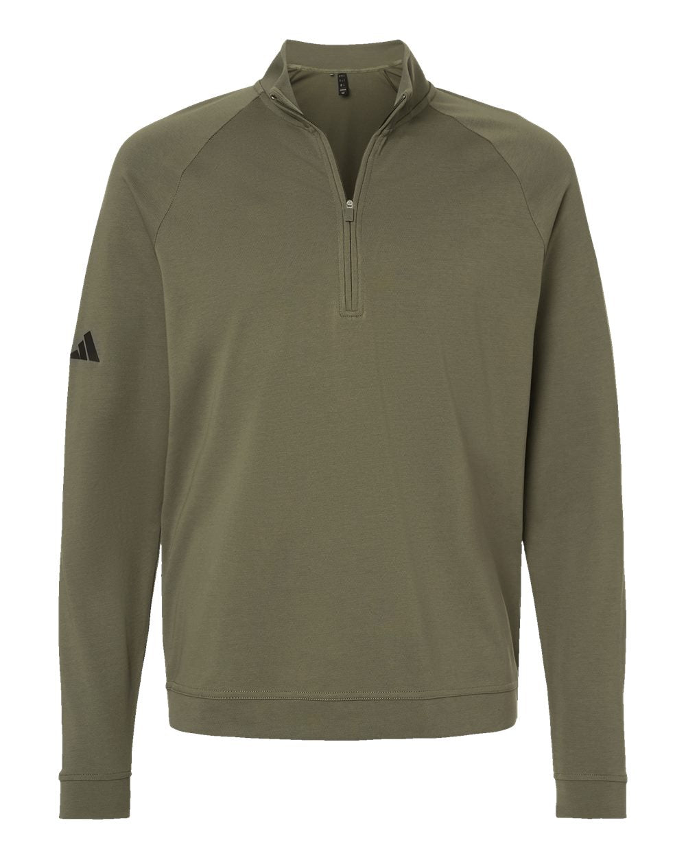 Men's Club Quarter-Zip Pullover - Olive Strata