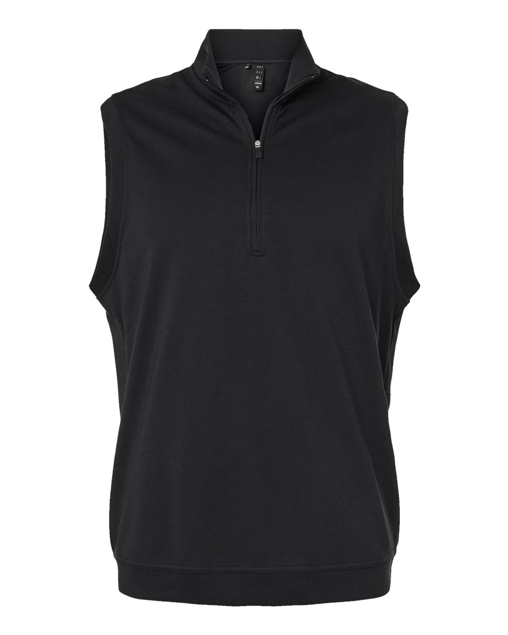 Men's Club Quarter-Zip Vest - Black