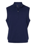 Men's Club Quarter-Zip Vest - Collegiate Navy