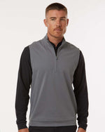 Men's Club Quarter-Zip Vest - Grey Three