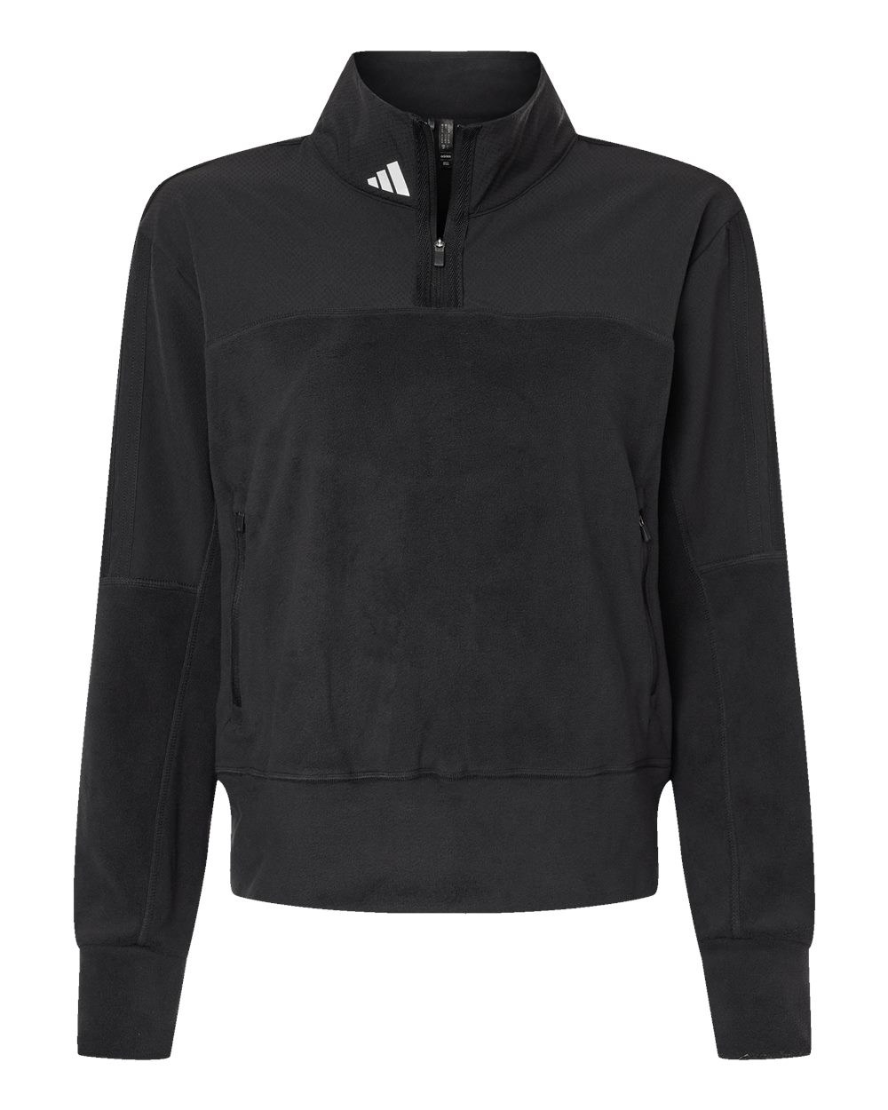 Women's Fleece Quarter-Zip Pullover - Black