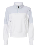 Women's Fleece Quarter-Zip Pullover - Halo Blue