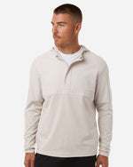 Men's Half-Zip Hooded Anorak - Alumina