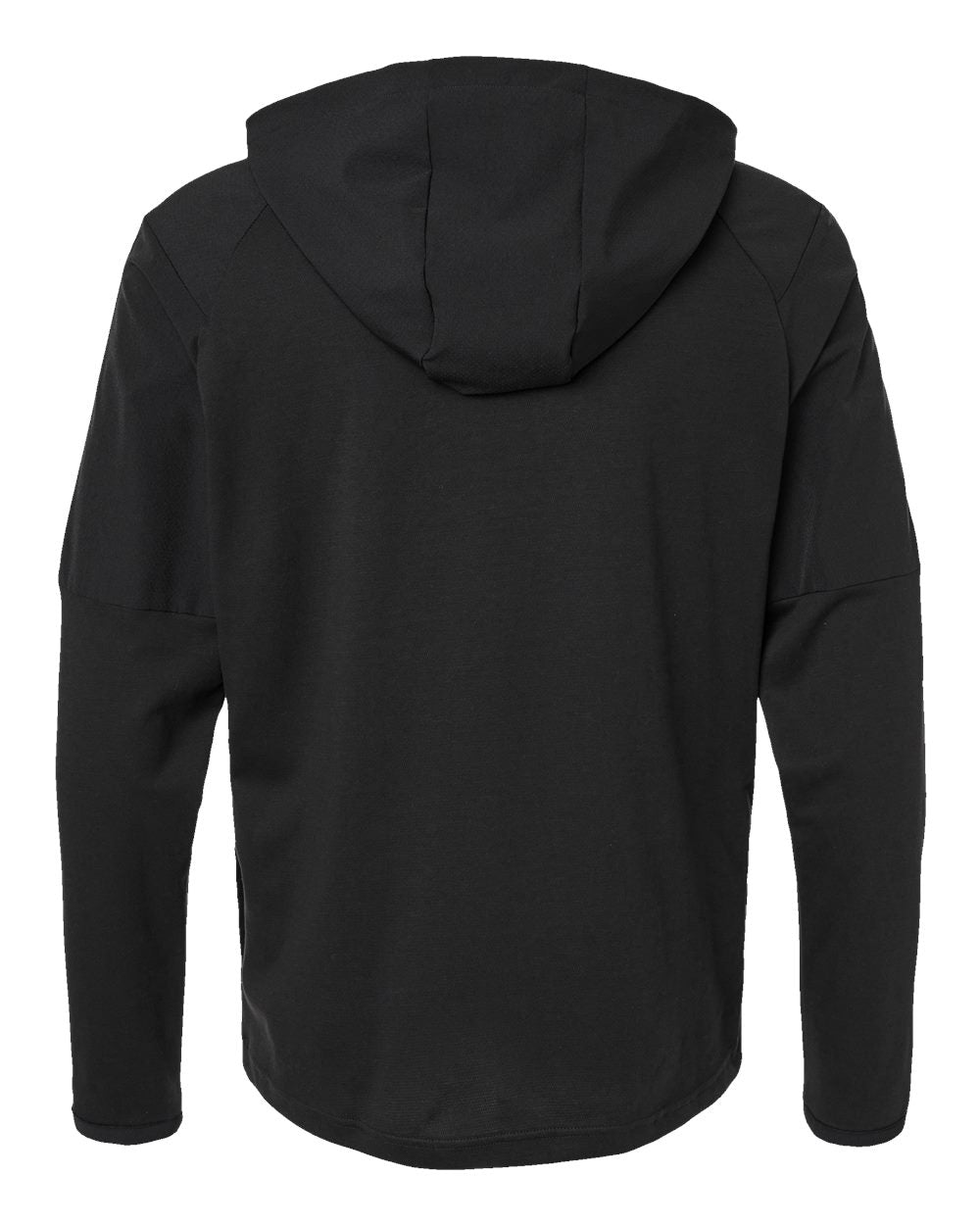 Men's Half-Zip Hooded Anorak - Black