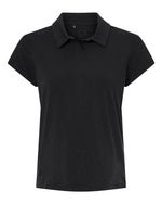 Women's Blended Polo - Solid Black
