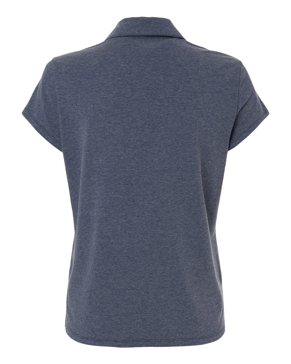 Women's Blended Polo - Collegiate Navy Melange