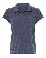 Women's Blended Polo - Collegiate Navy Melange
