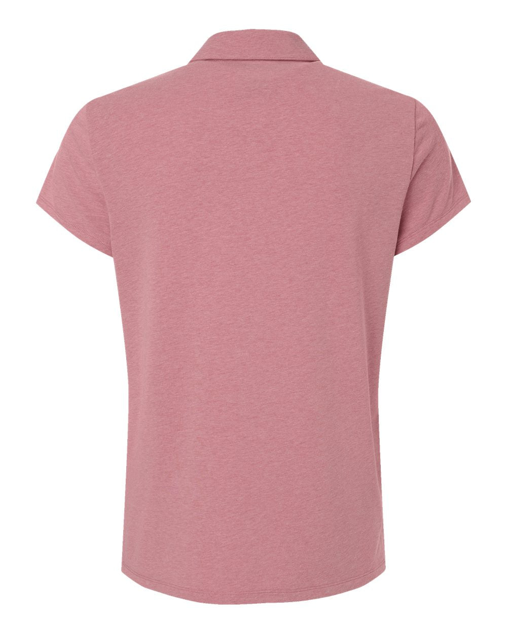 Women's Blended Polo - Pink Strata Melange