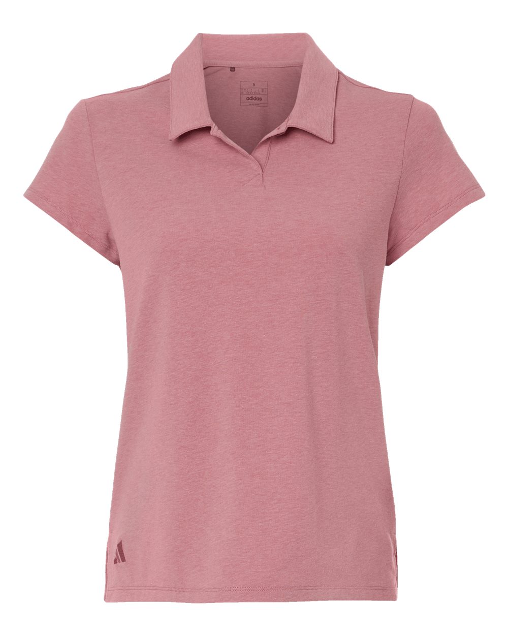 Women's Blended Polo - Pink Strata Melange