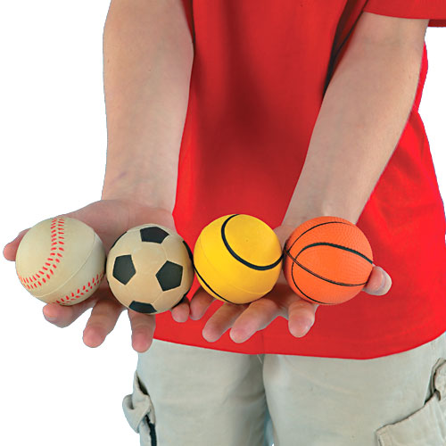 US Games Hi-Bounce Sport Balls (Set of 4)
