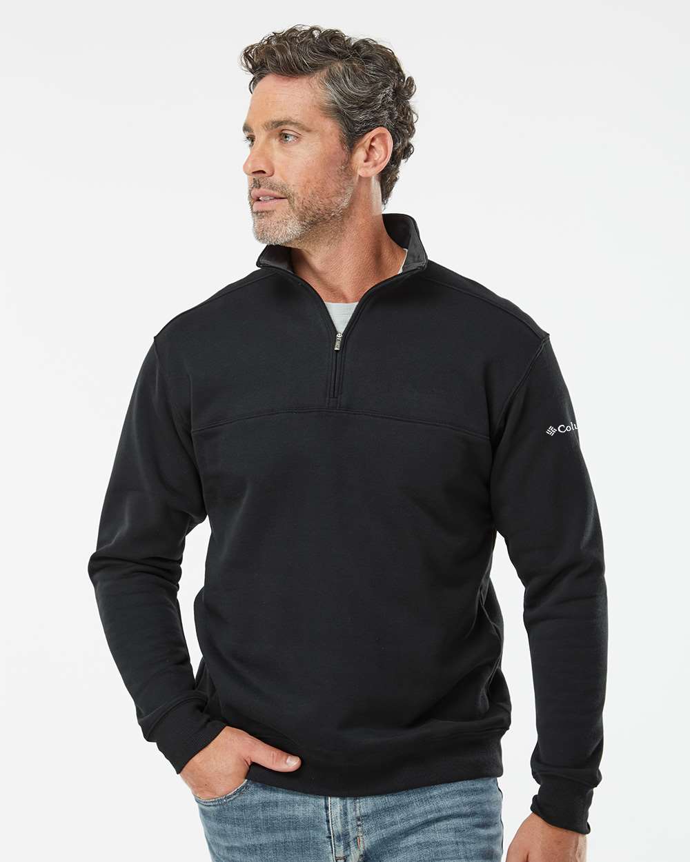 Men's Hart Mountain II Half-Zip Pullover - Black