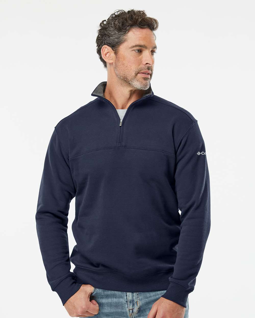 Men's Hart Mountain II Half-Zip Pullover - Collegiate Navy