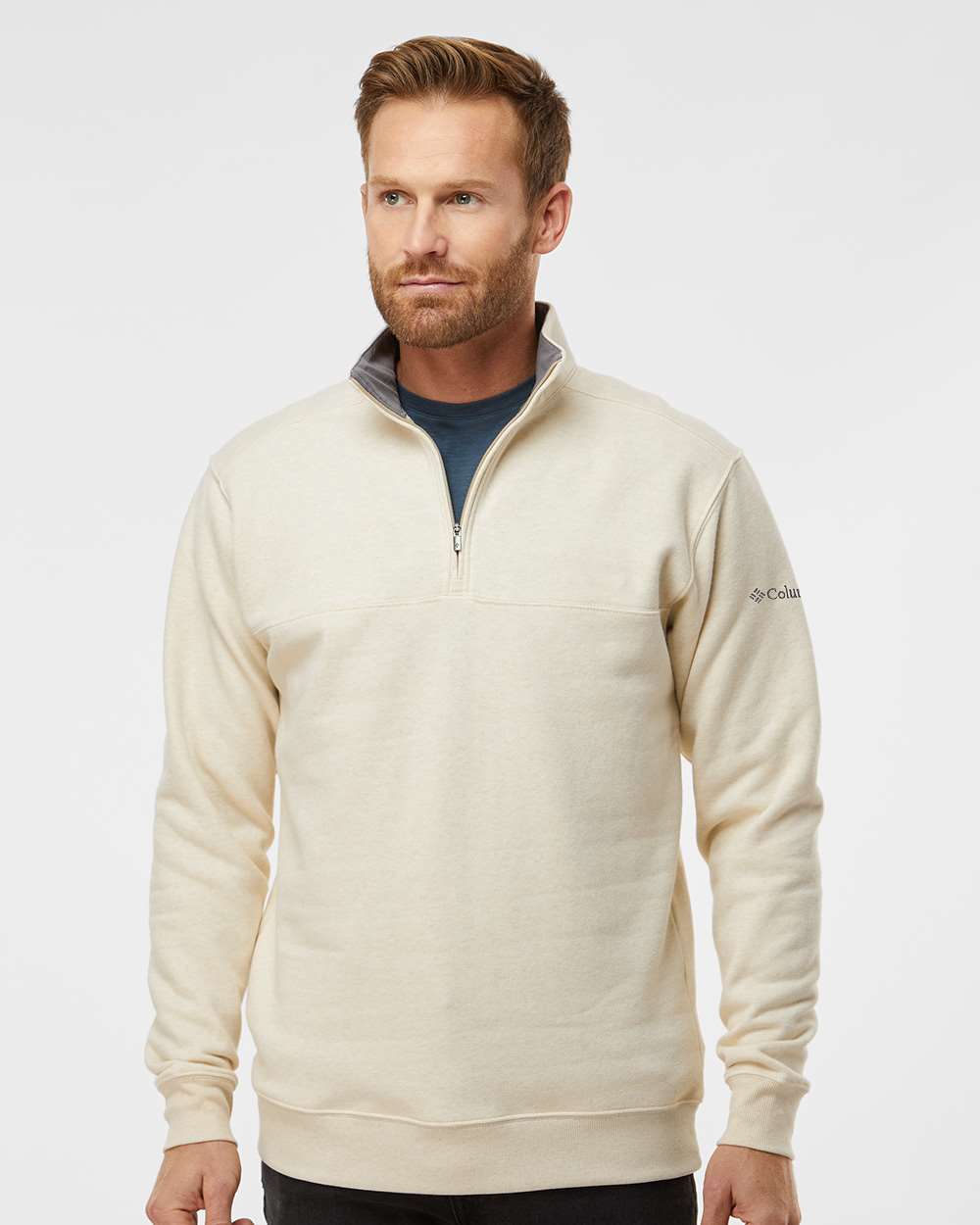 Men's Hart Mountain II Half-Zip Pullover - Oatmeal Heather