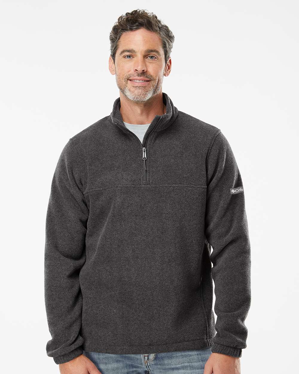 Men's Steens Mountain Fleece Half-Zip Pullover - Charcoal Heather