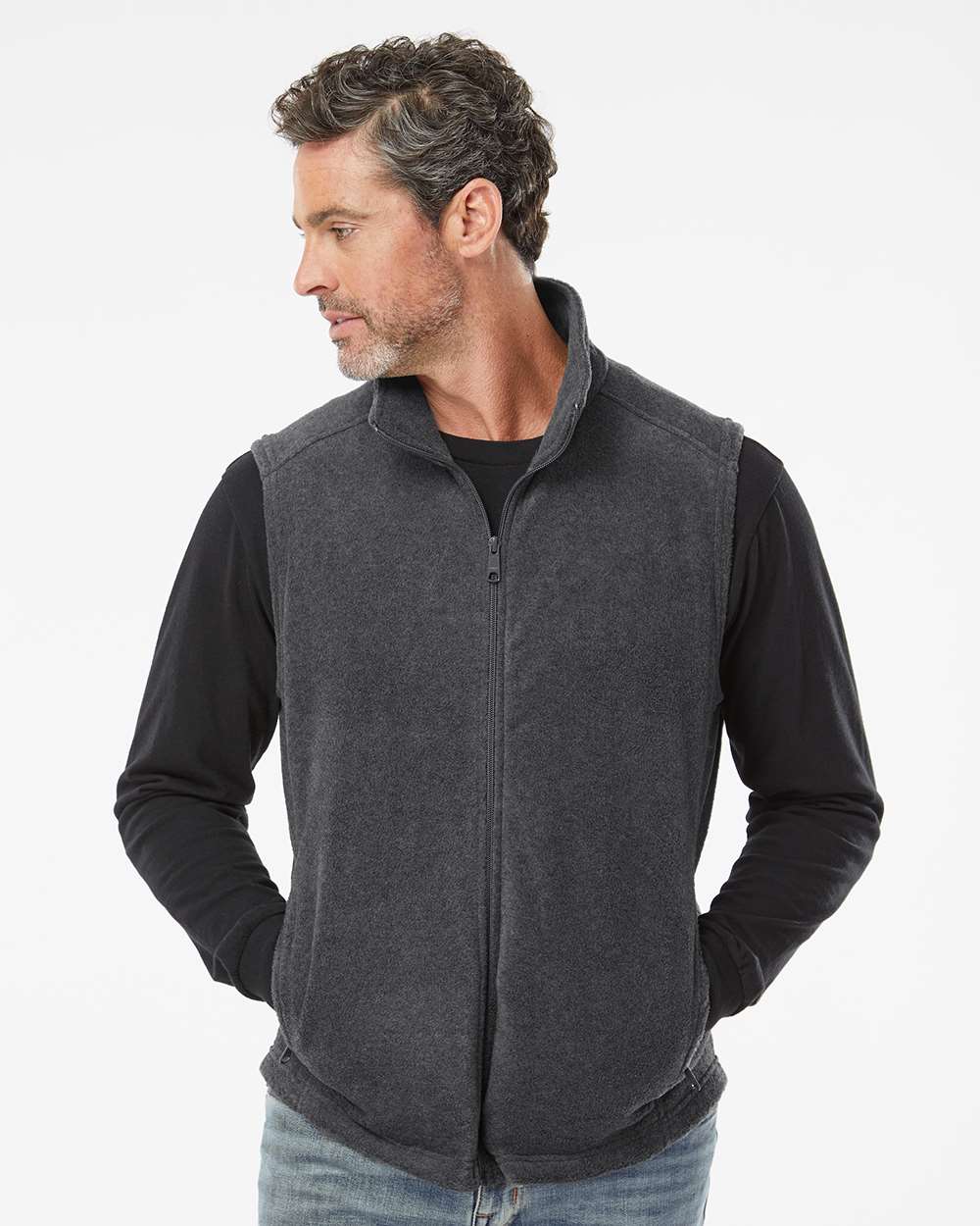Men's Steens Mountain Vest - Charcoal Heather