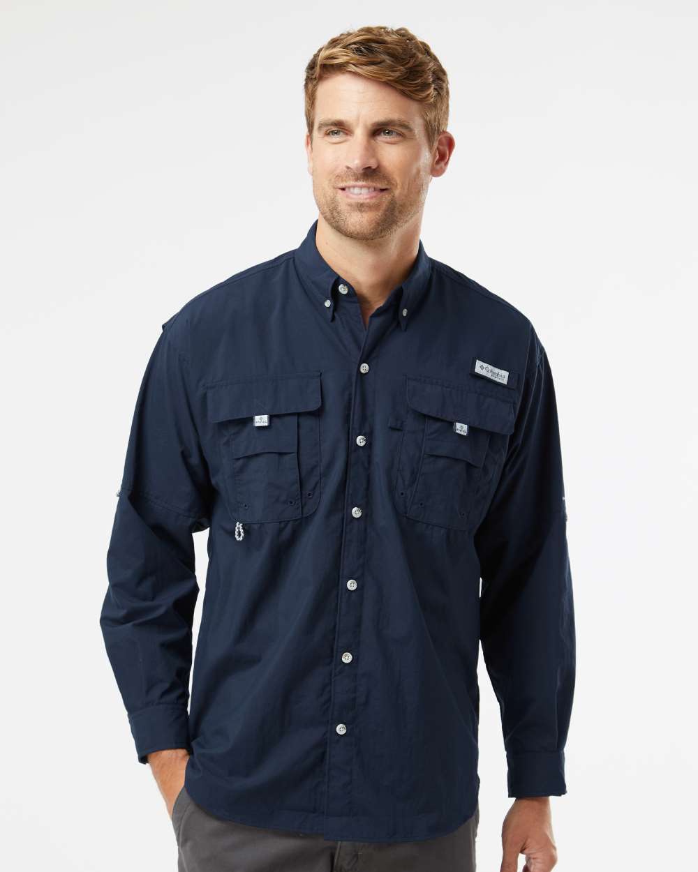 Men's PFG Bahama II Shirt - Collegiate Navy