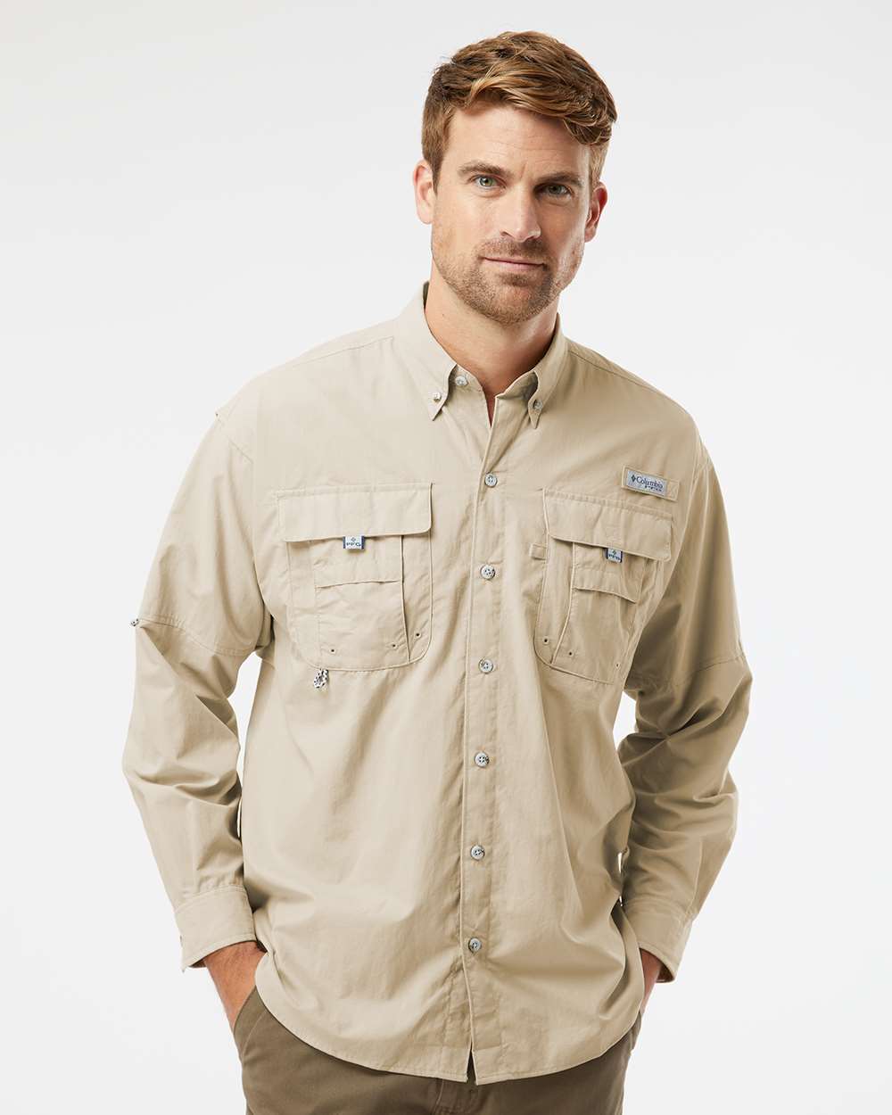 Men's PFG Bahama II Shirt - Fossil