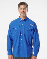 Men's PFG Bahama II Shirt - Vivid Blue