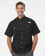 Men's PFG Bahama II Short Sleeve Shirt - Black