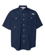 Men's PFG Bahama II Short Sleeve Shirt - Collegiate Navy
