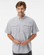 Men's PFG Bahama II Short Sleeve Shirt - Cool Grey
