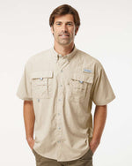 Men's PFG Bahama II Short Sleeve Shirt - Fossil