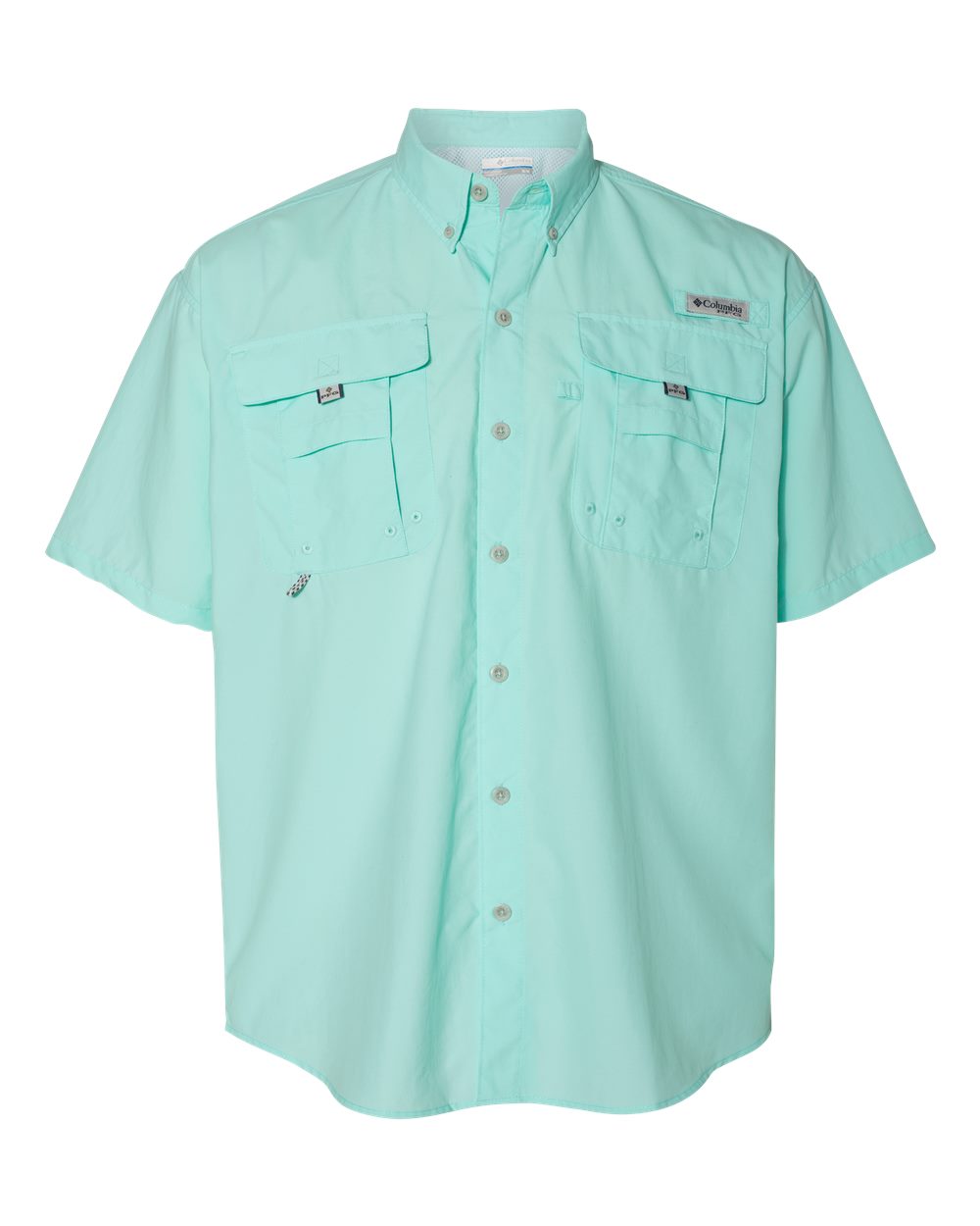 Men's PFG Bahama II Short Sleeve Shirt - Gulf Stream