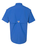 Men's PFG Bahama II Short Sleeve Shirt - Vivid Blue